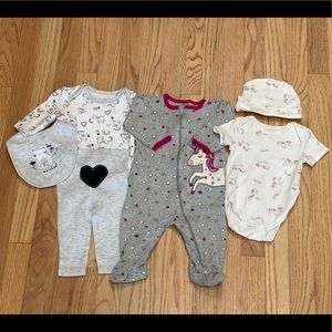 Rene Rofe Outfit Bundle & Misc Footie Onesie